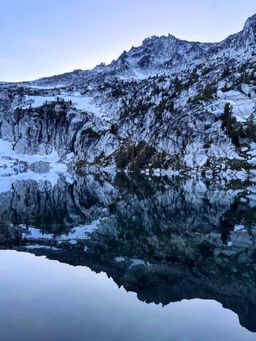 Inspiration Lake, with Enchantment Peak reflecting.